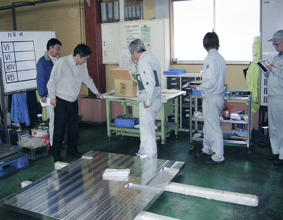 加工現場の改善指導